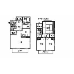 アルーガ・キロク荘Bの物件間取画像